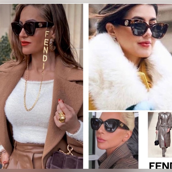 CELEB FAV FENDI SUNNIES AS SEEN ON LADY GAGA ALOT AND OTHER INFLUENCERS